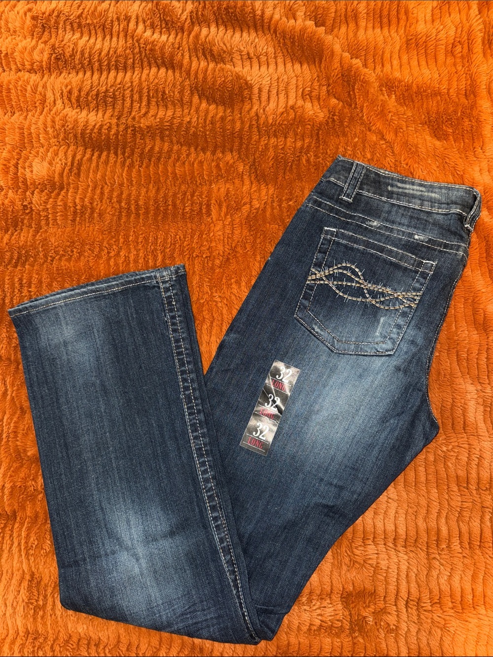 Cowgirl Tuff Jeans: 32L